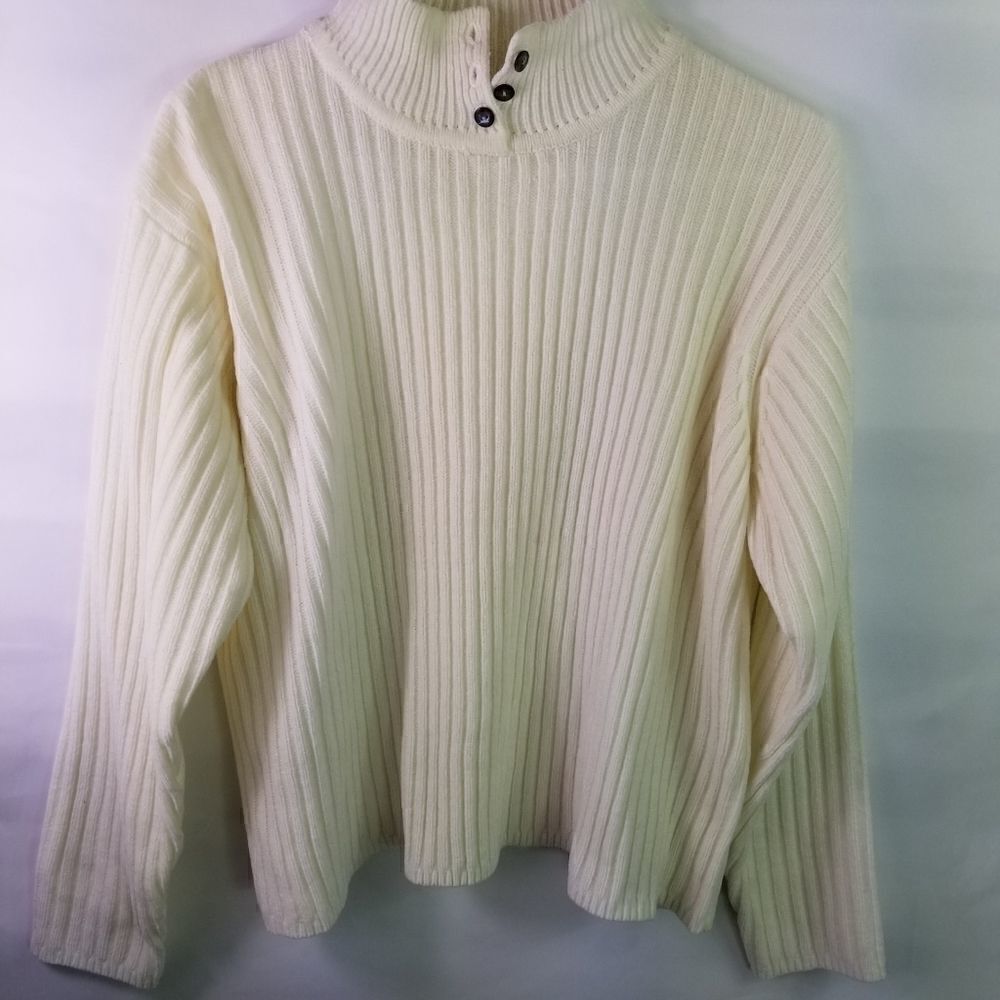 Reflections Ivory Sweater. Size L. - Picture 9 of 9